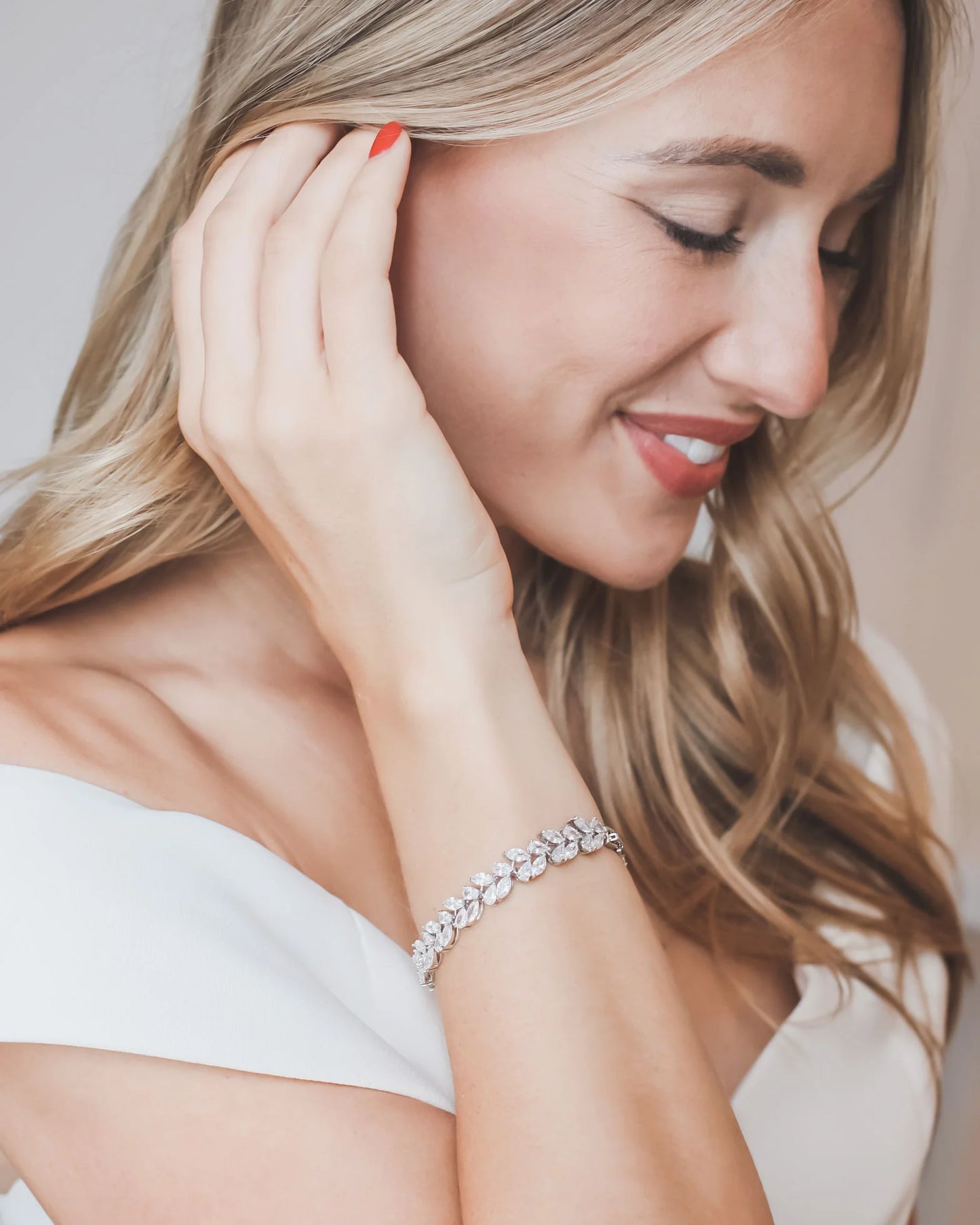 Daphne Crystal Wreath Bracelet